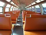 Interior, upper deck of an ex-VB2N trailer