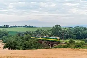 Freight train in Slovakia