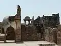 Zafar Mahal built first by Akbar Shah II in the 18th century with addition by Bahadur Shah Zafar II.