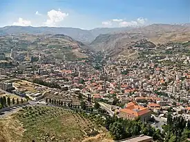 Image 6City of Zahlé at the eastern edge of the Mount Lebanon Range in eastern Lebanon (from Culture of Lebanon)