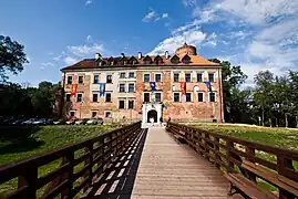 14th century Castle of the Archbishops of Gniezno in Uniejów