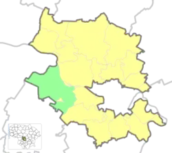 Location of Zapyškis Eldership