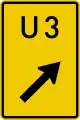 Diversion (keep right)