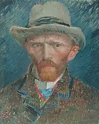 Self-Portrait, 1887Oil on pasteboard, 42 cm x 34 cmRijksmuseum, Amsterdam (F295)