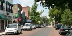 Looking north along Main Street, 2008