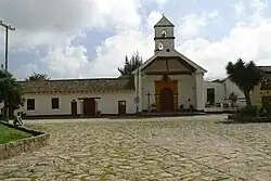 Central square and church