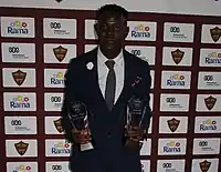 Zitha Kwinika (Macheke) at the 2021/22 Stellenbosch FC awards gala