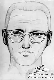 A 1969 composite sketch of the Zodiac Killer