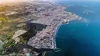 Aerial view of Veracruz metro area