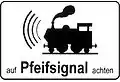 Pay attention to train related acoustical signals