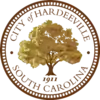 Official seal of Hardeeville, South Carolina