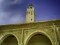 Minaret when viewed from inside the courtyard