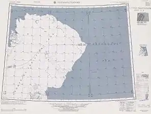 Map of Kronprins Christian Land's northern half