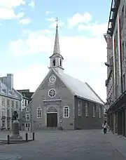 Exterior view of Notre-Dame-des-Victoires Church