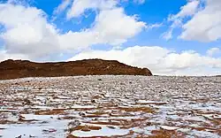 米甸山脈上的降雪