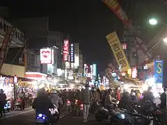 文化路夜市一景