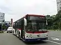 淡水客運車輛行駛淡海路線