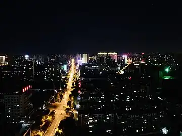 遗爱湖夜景