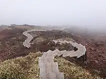 自韓國岳通向大浪池的木道