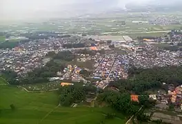 从空中俯瞰风平镇