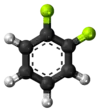 Difluorobenzene molecule