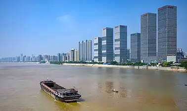 流经长沙的湘江