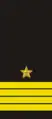 German navy rank insignia of a Kapitän zur See (captain at sea)