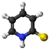 2-Mercaptopyridine molecule (thione form)