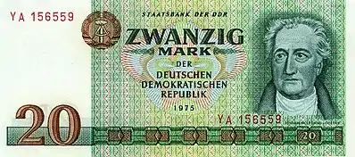 20 Mark Vorderseite