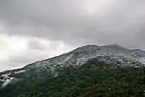 大屯山積雪