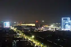 长河夜景俯瞰