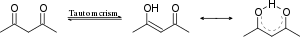 Keto enol tautomerization