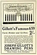 Gillott 笔尖 card