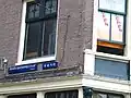 Straatnaambord van Binnen Bantammerstraat