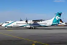 多洛米蒂航空的ATR 72型飛機在慕尼黑