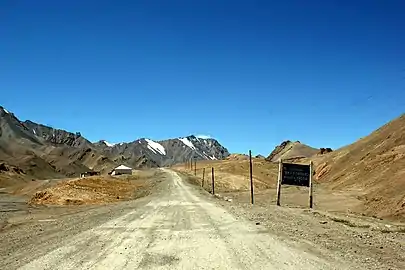 阿克贝塔尔山口(4655 m).