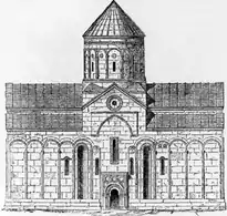 1842年法国考古学家、建筑师夏尔·特克西埃尔（英语：）对座堂所作重构