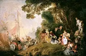 Antoine Watteau, Pilgrimage to Cythera , 1718–1721