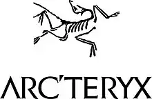 Archaeopteryx fossil inspired logo as brand logo