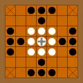 蘇格蘭板棋（Ard Ri）7×7棋盤，N=8