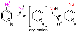 Aromatic SN1mechanism