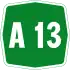 Autostrada A13 shield}}