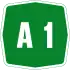 Autostrada A1 shield}}