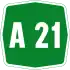 Autostrada A21 shield}}