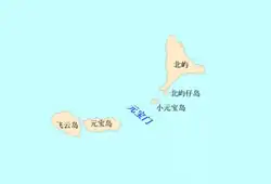 Location of 沖北岩