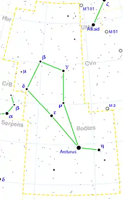 Diagram showing star positions and boundaries of the Eridanus constellation and its surroundings