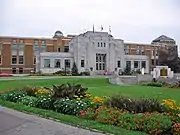 View of the main greenhouse at Montreal Botanical Garden