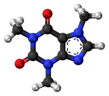 3D structure of caffeine