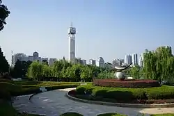 世纪钟广场及周围建筑