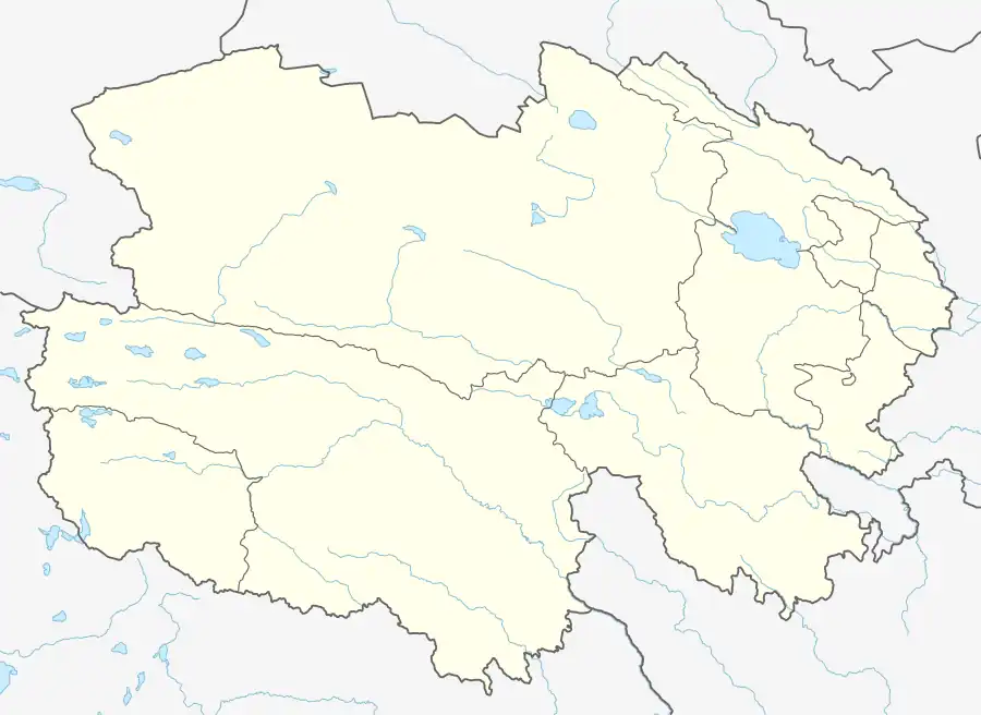 Taktser is located on a hill in the northeast of the Tibetan Plateau